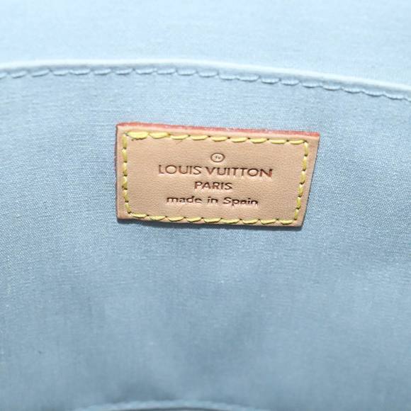 LOUIS VUITTON Monogram Vernis Maple drive Hand Bag Perle M91376 LV Auth 94859 - Picture 10 of 16